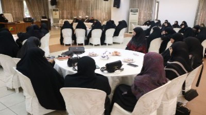 إطلاق الحملة العالميّة لتلاوة سورة الفتح المباركة في وحدة العمل النسائي برعاية سماحة الشيخ قاسميان